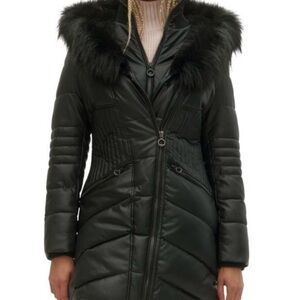 NOIZE Gigi Mid Length Parka Black Size XS